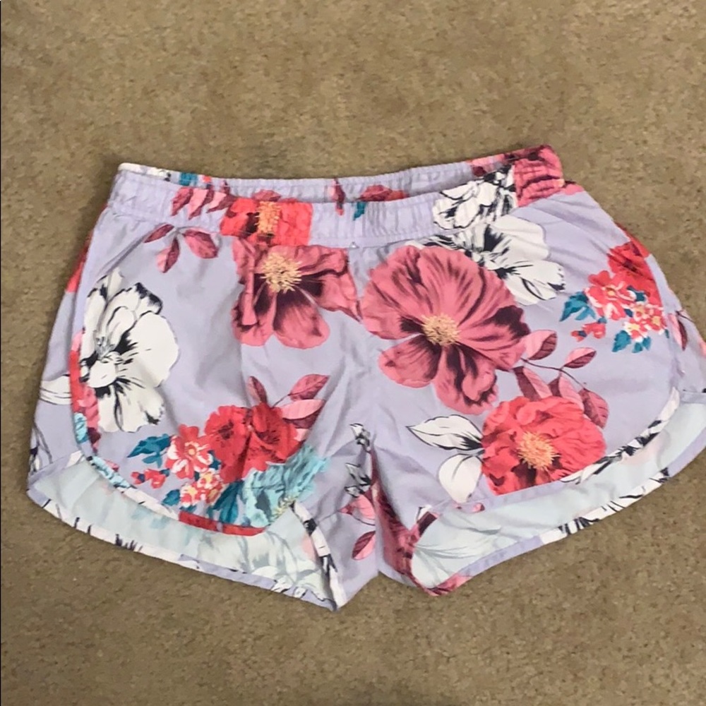 old navy floral shorts